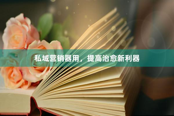 私域营销器用，提高治愈新利器